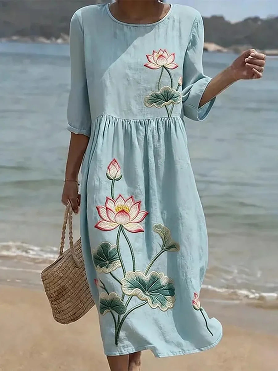Emma-Patrícia | informal de mujer con estampado floral.