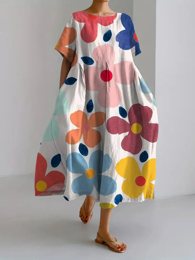Caetana-Carolina | Vestido Amplio Floral