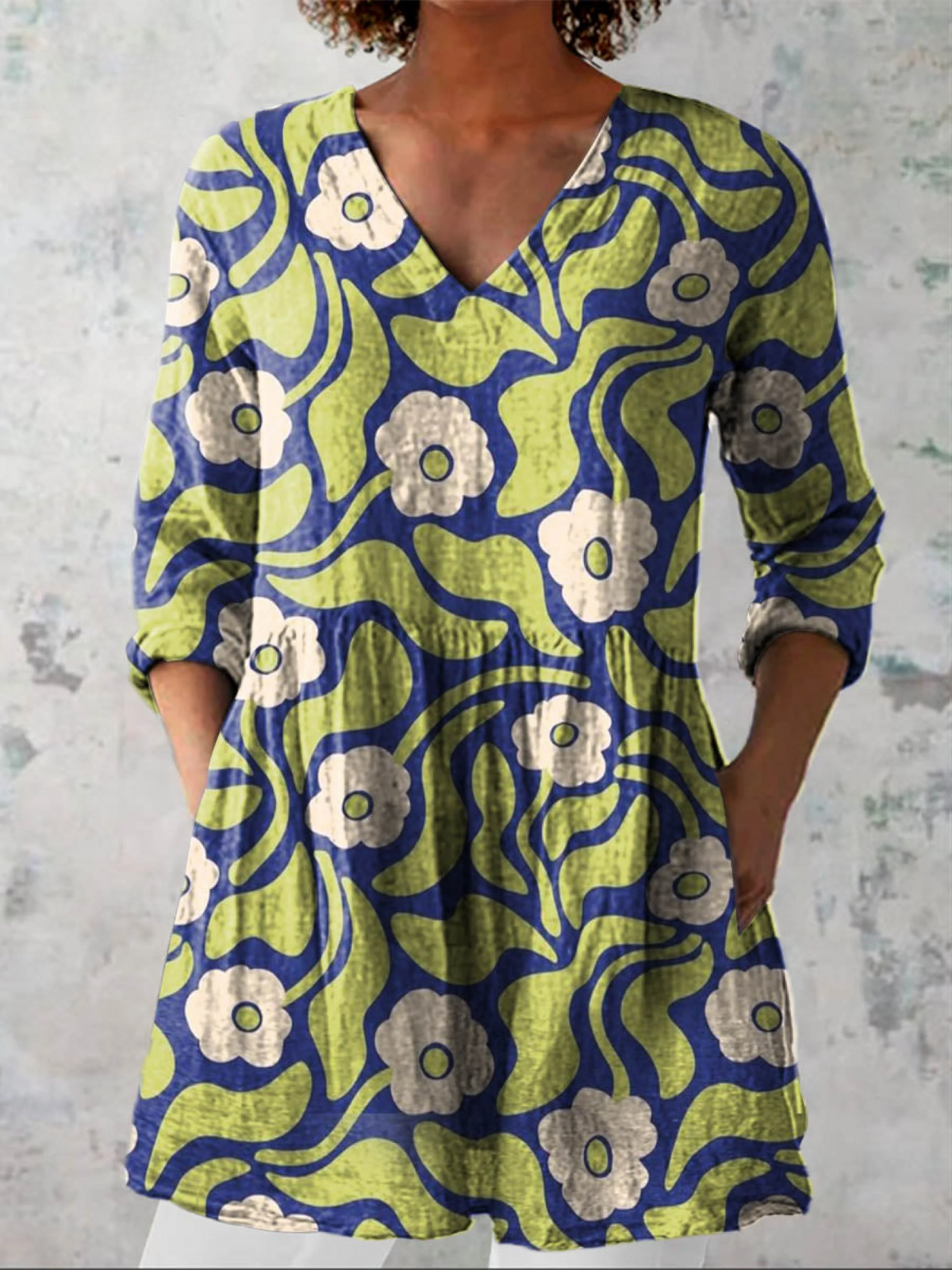 Elodia | Blusa Túnica con Escote en V