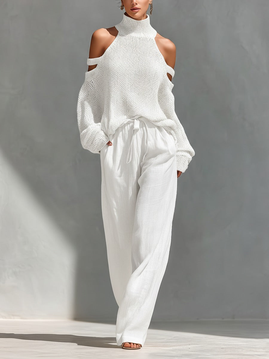 Malena | Conjunto de tendencia en punto y lino
