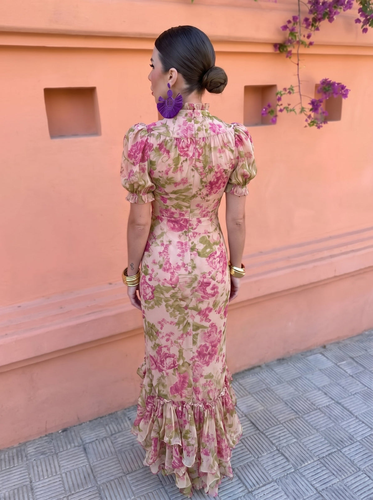 Prudencia | Vestido Floral de Rosas