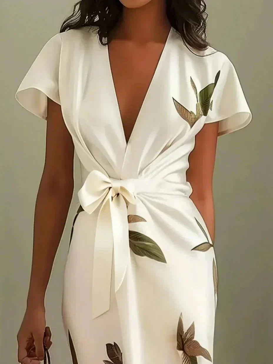 Erika-Tatiana | Vestido Envolvente Elegante