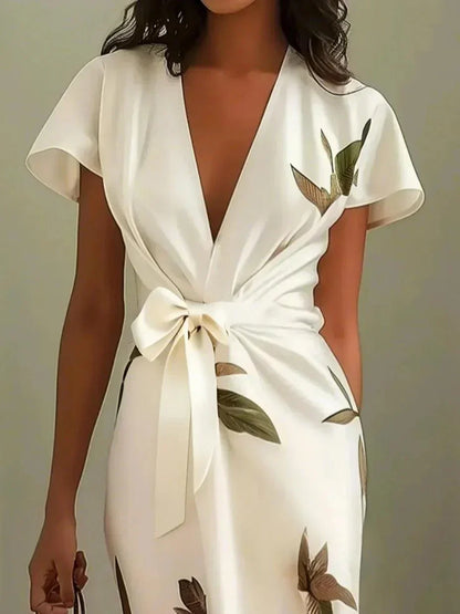 Erika-Tatiana | Vestido Envolvente Elegante