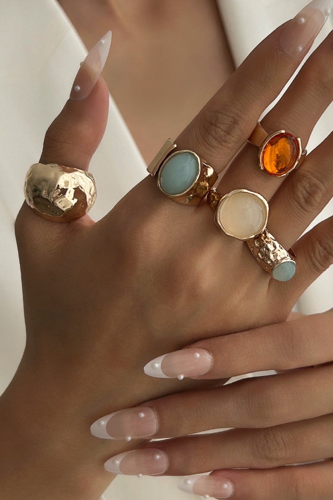 Chita | de Anillos Abiertos con Strass