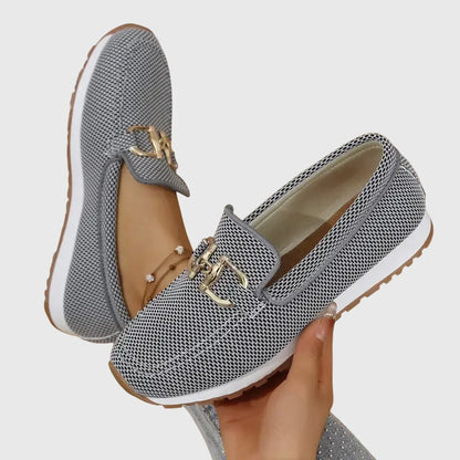 Letícia-Carlota | Mocasín Deportivo con Hebilla Dorada