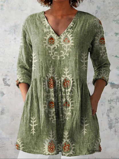 Elisa | Blusa Túnica con Escote en V