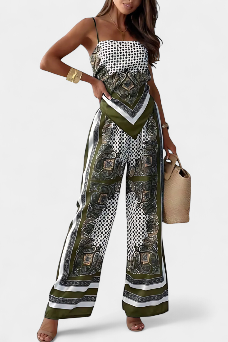 Leonie | Conjunto Paisley con Tiras