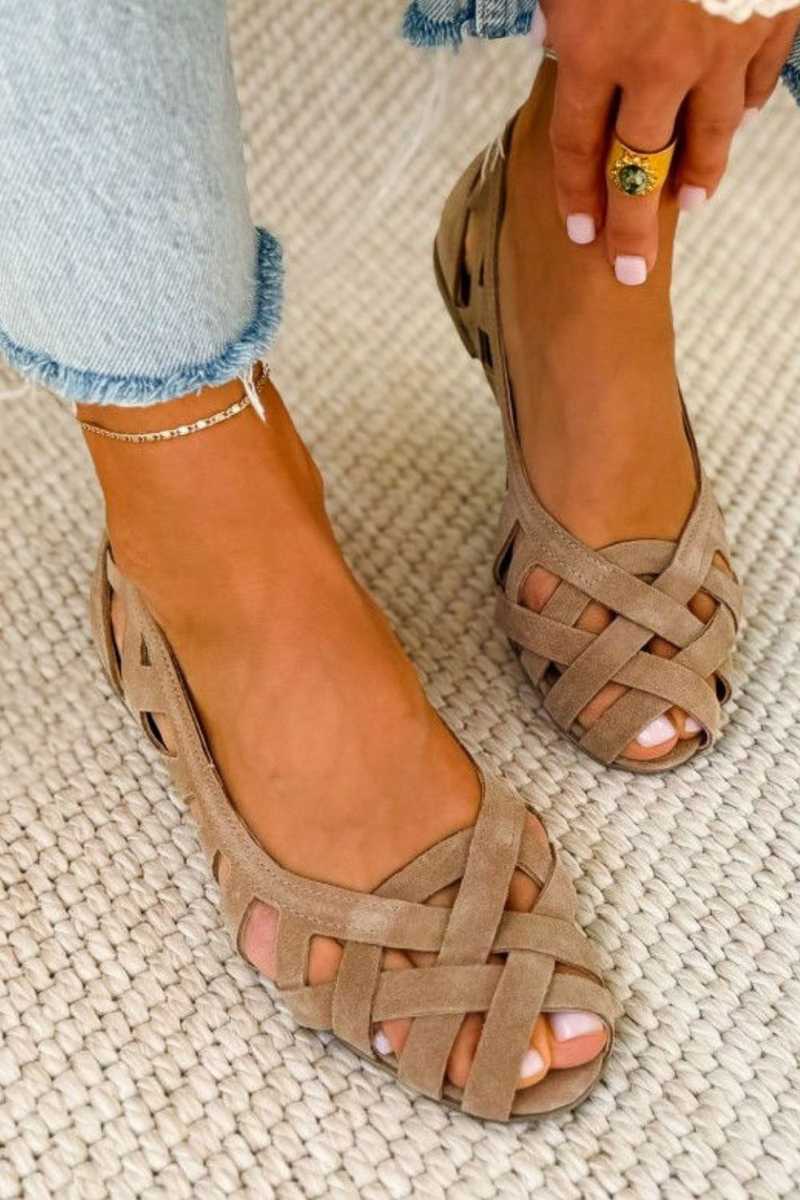 Charo | Sandalias Planas Trenzadas