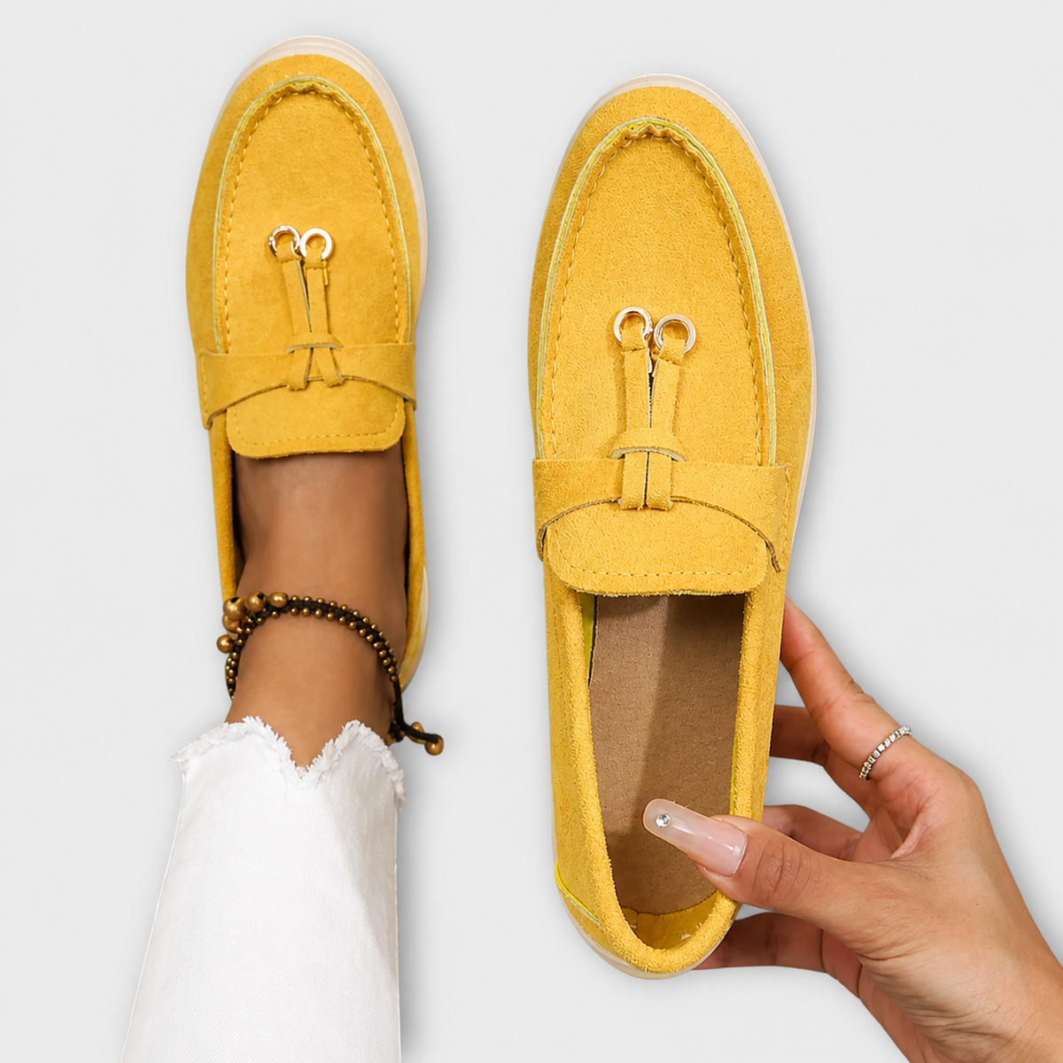 Genoveva | Mocasín Elegante con Hebilla