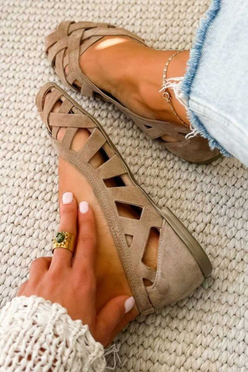 Charo | Sandalias Planas Trenzadas