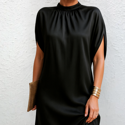 Alejandra | Vestido Negro Minimalista