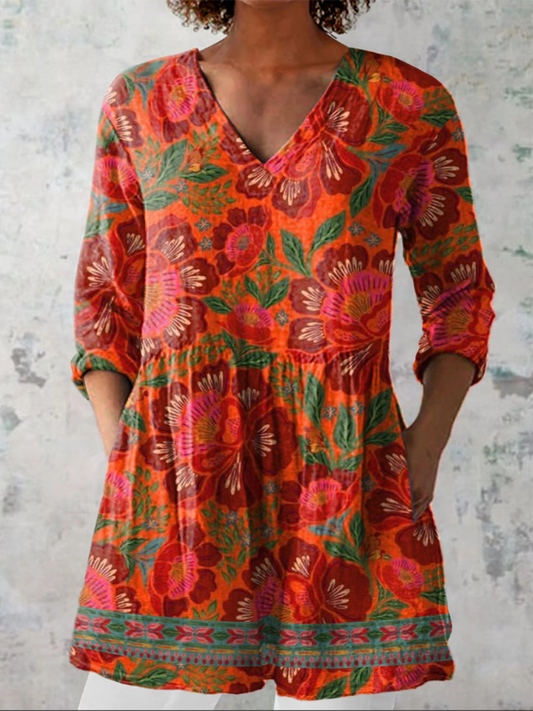 Mariana | Blusa Túnica con Escote en V