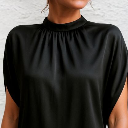 Alejandra | Vestido Negro Minimalista