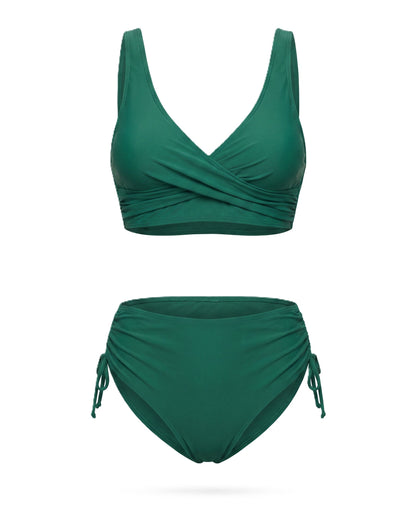 Balbina | Bikini con detalle twist frontal y copas extraíbles