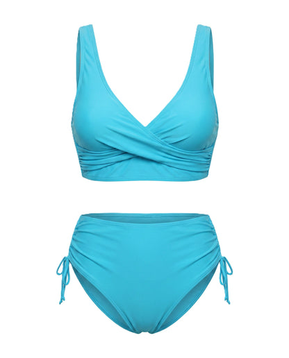 Balbina | Bikini con detalle twist frontal y copas extraíbles
