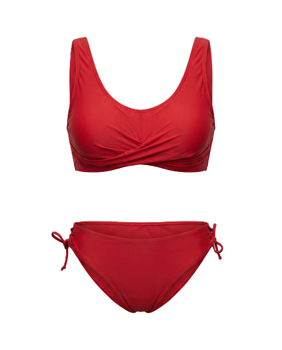 Balbina | Bikini con detalle twist frontal y copas extraíbles