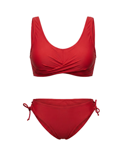 Balbina | Bikini con detalle twist frontal y copas extraíbles
