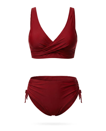 Balbina | Bikini con detalle twist frontal y copas extraíbles