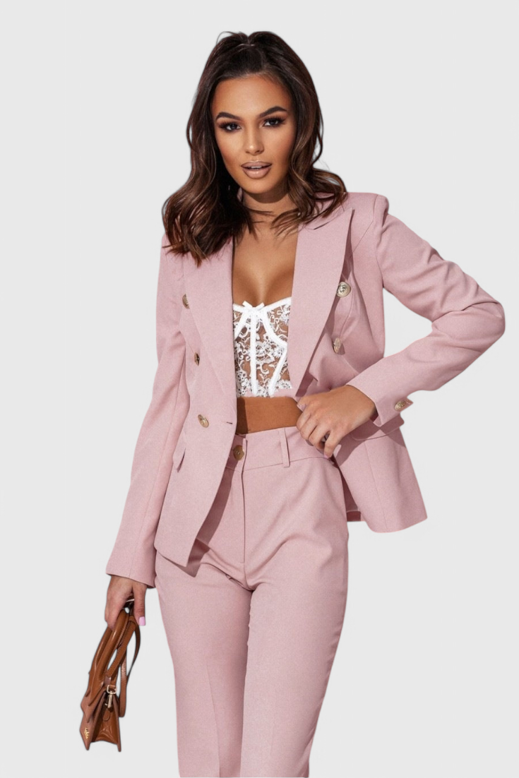Rosalind | Conjunto de Blazer y Pantalones Elegante