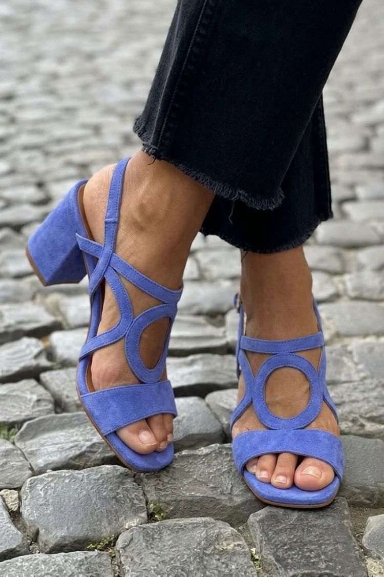 Ana | Sandalias Planas con Detalle Circular