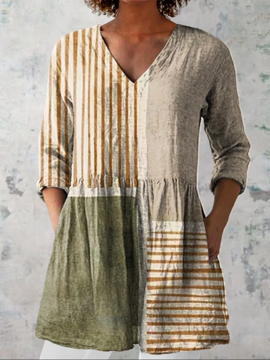 Reina | Blusa Túnica con Escote en V