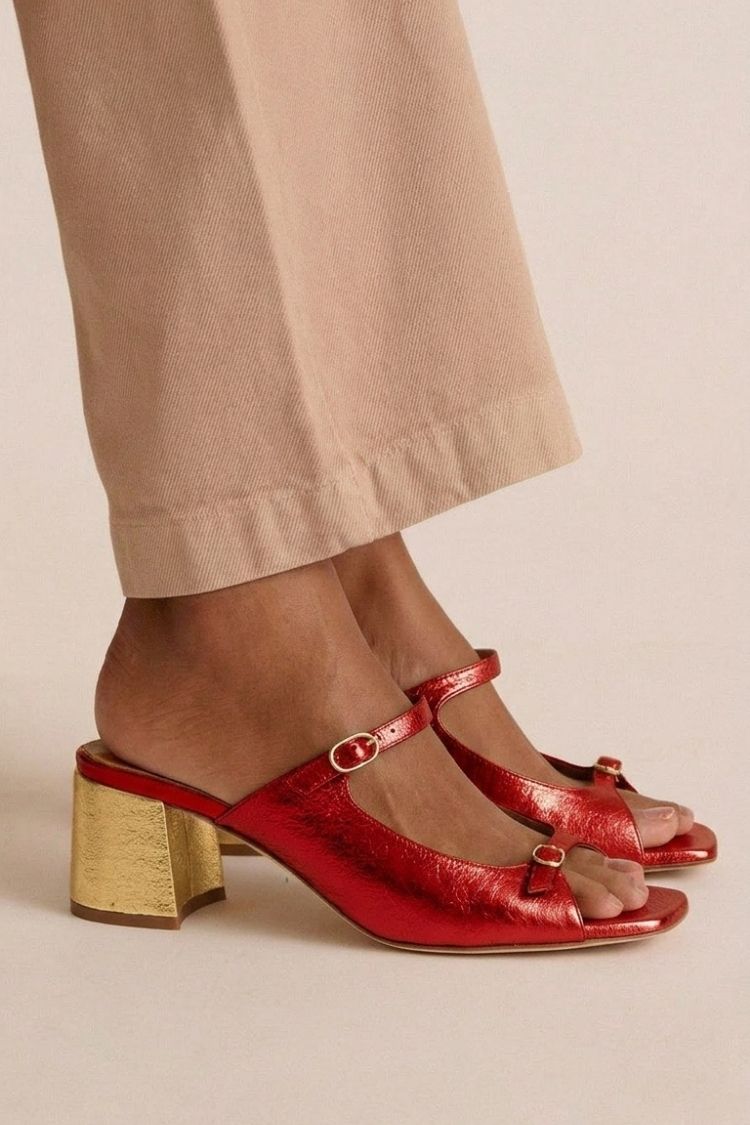 Samanta | Sandalias de Tacón con Lazo