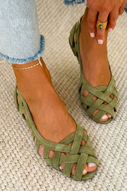 Charo | Sandalias Planas Trenzadas