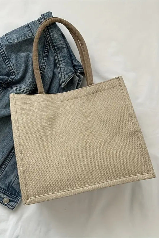 Taila | Bolsa de Yute con Estampado Floral y Diseño Ecológico
