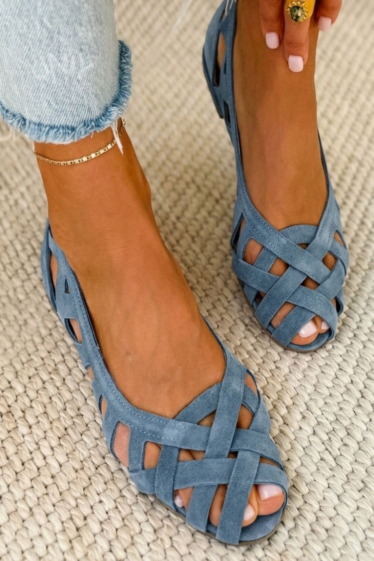 Charo | Sandalias Planas Trenzadas