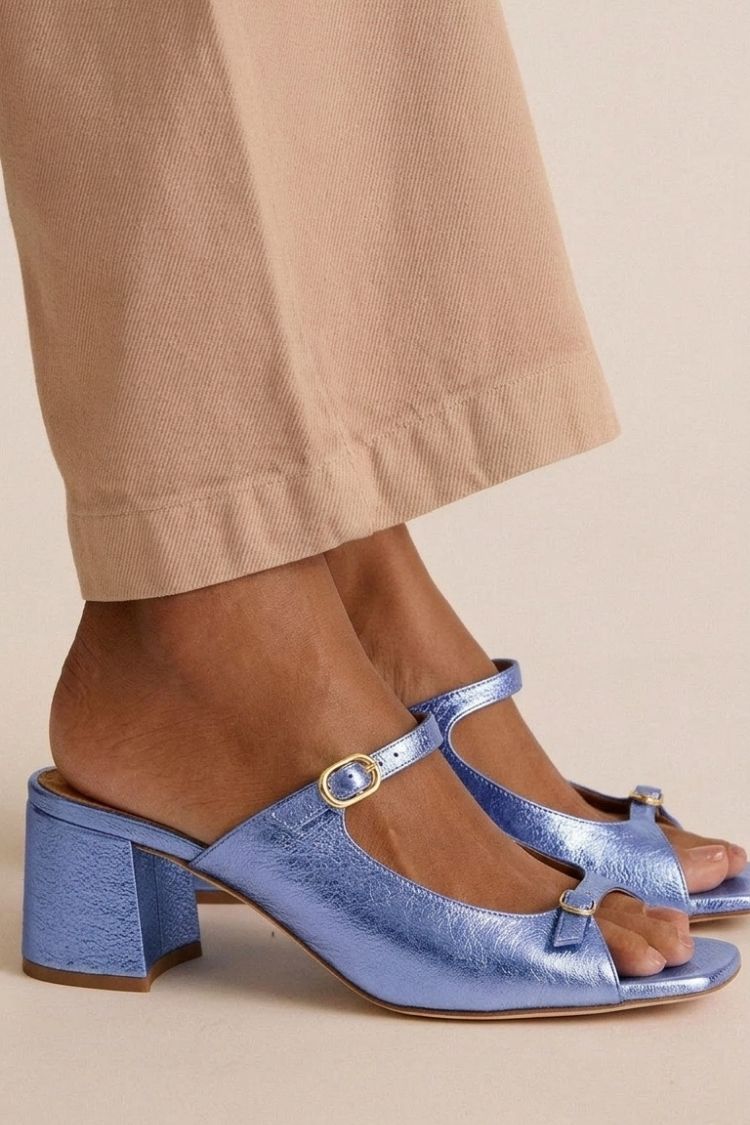 Samanta | Sandalias de Tacón con Lazo