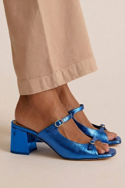 Samanta | Sandalias de Tacón con Lazo