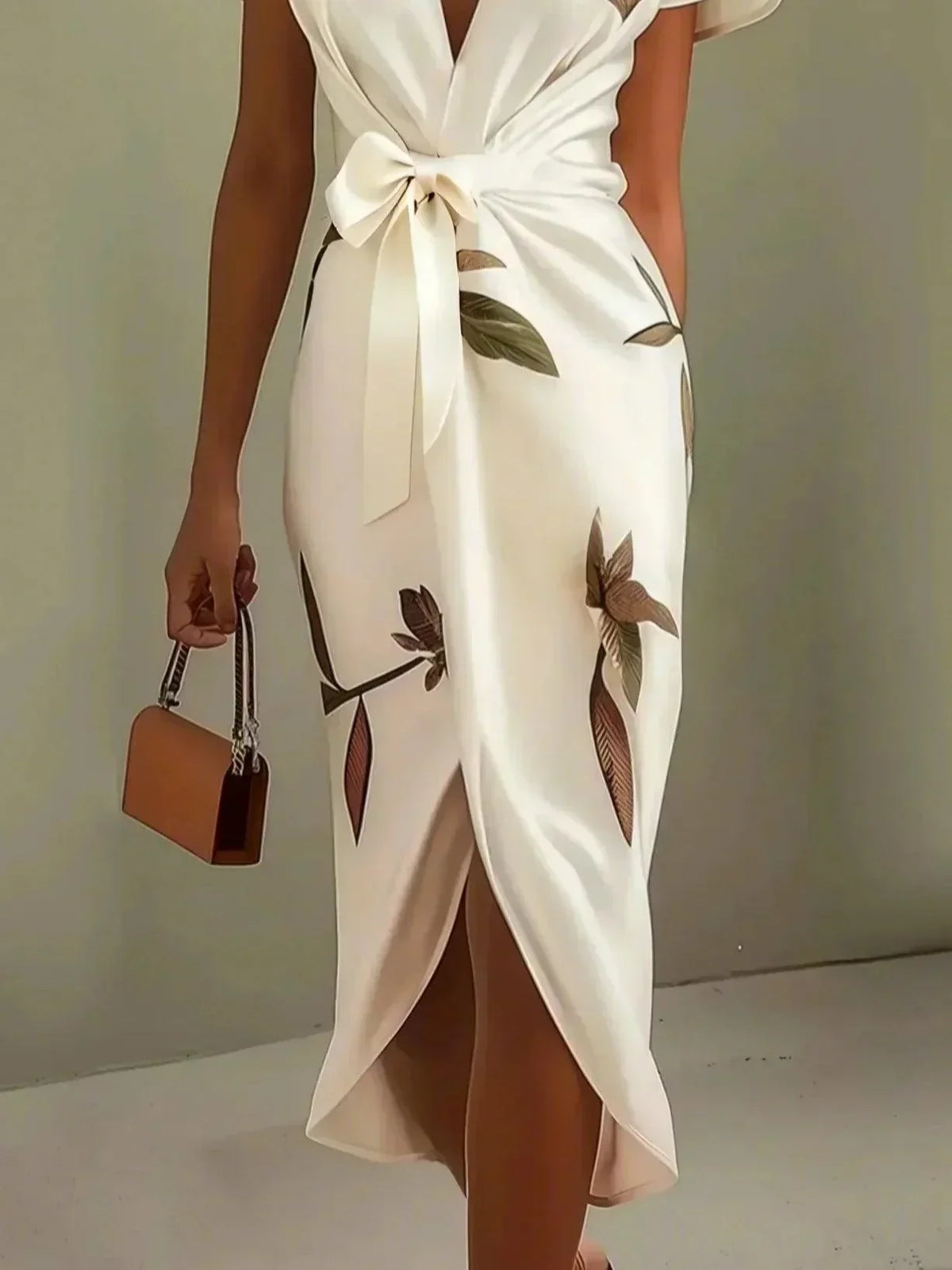 Erika-Tatiana | Vestido Envolvente Elegante