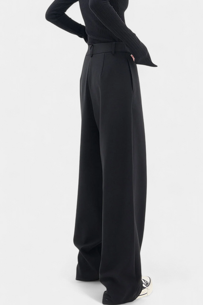 Oaklyn | Pantalones Rectos con Drapado Moderno