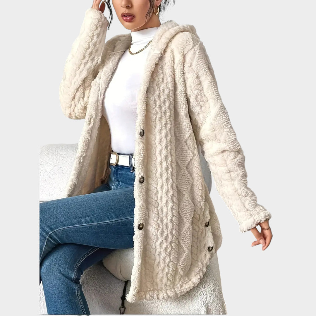 Carolina | Cárdigan Acolchado con Capucha