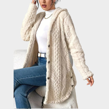 Carolina | Cárdigan Acolchado con Capucha