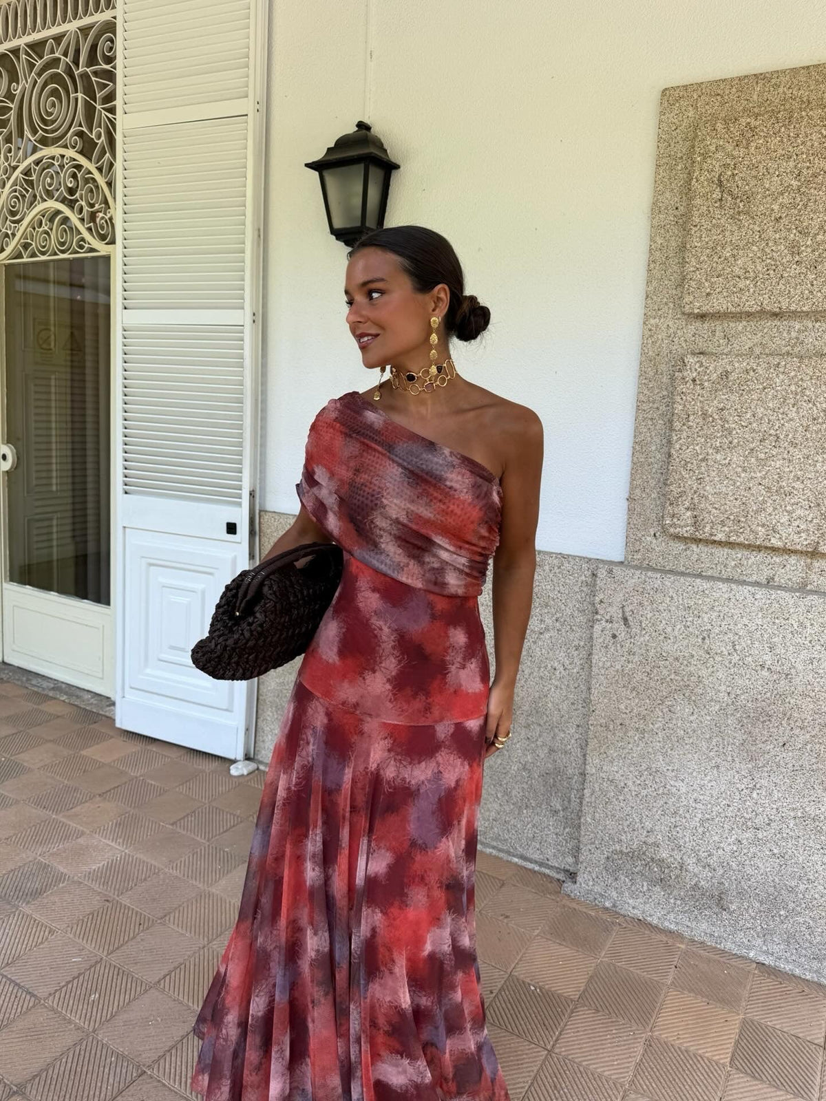 Pacífica | Vestido Largo con Escote Pronunciado