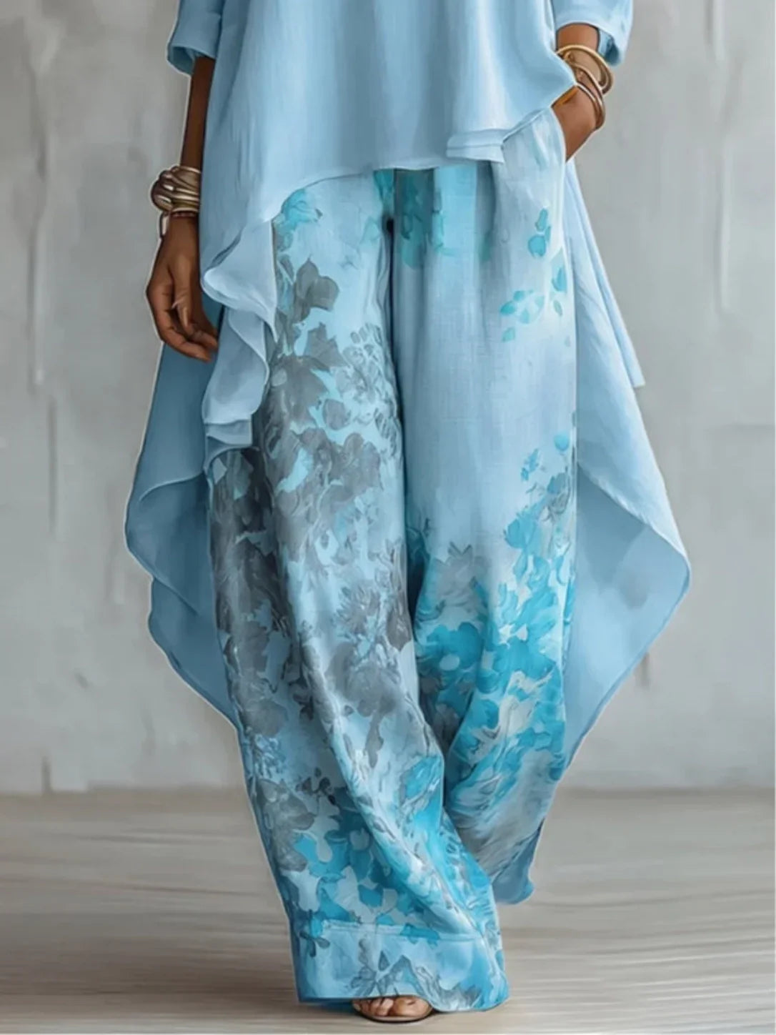 Graciana | Conjunto Asimétrico Floral