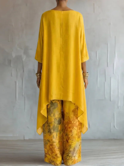 Graciana | Conjunto Asimétrico Floral