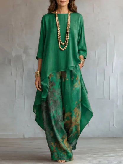Graciana | Conjunto Asimétrico Floral