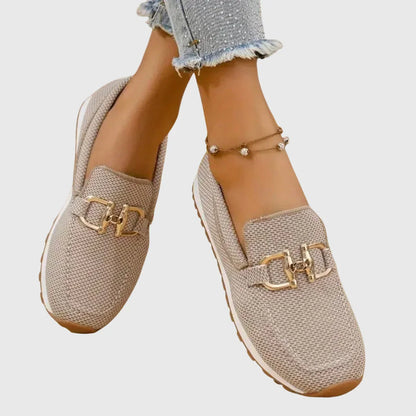 Letícia-Carlota | Mocasín Deportivo con Hebilla Dorada