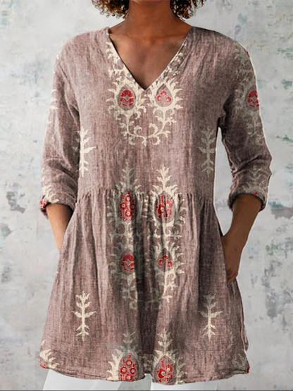 Elisa | Blusa Túnica con Escote en V