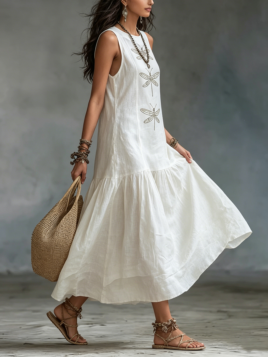 Ginebra | Vestido Largo sin Mangas