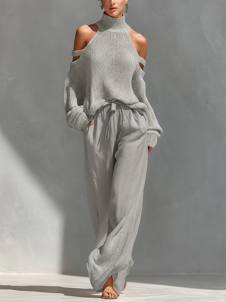 Malena | Conjunto de tendencia en punto y lino