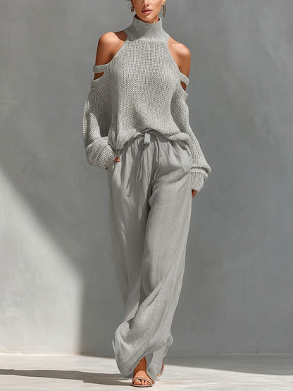 Malena | Conjunto de tendencia en punto y lino