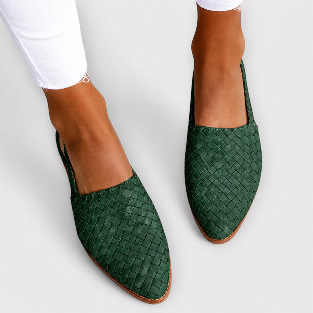 Yasmin-Carminho | Mocasín de Tejido Trenzado