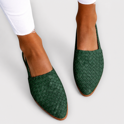 Yasmin-Carminho | Mocasín de Tejido Trenzado
