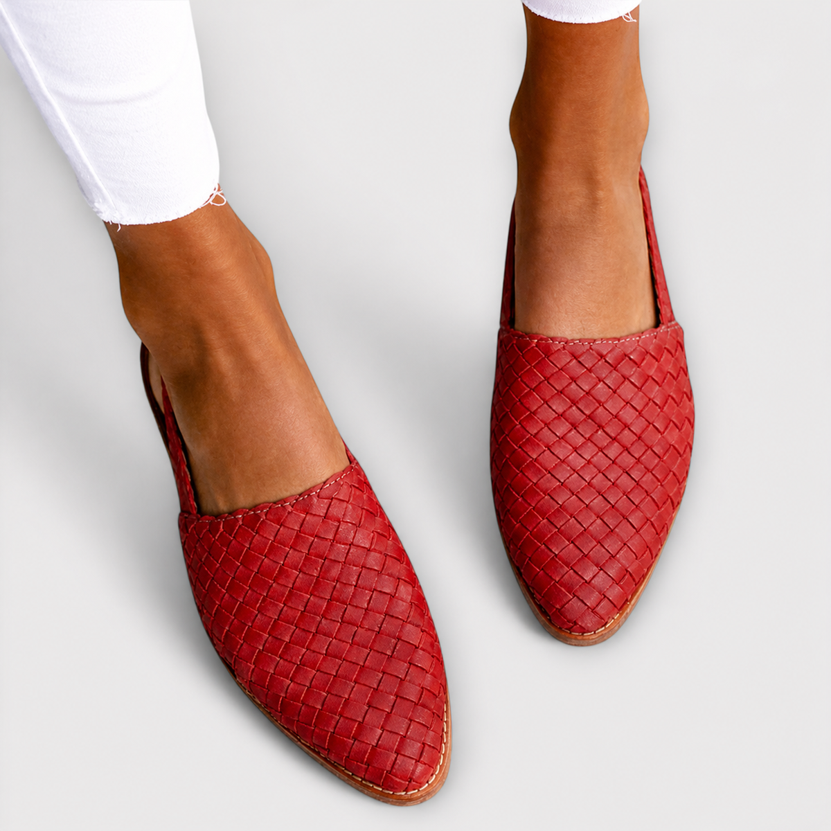 Yasmin-Carminho | Mocasín de Tejido Trenzado