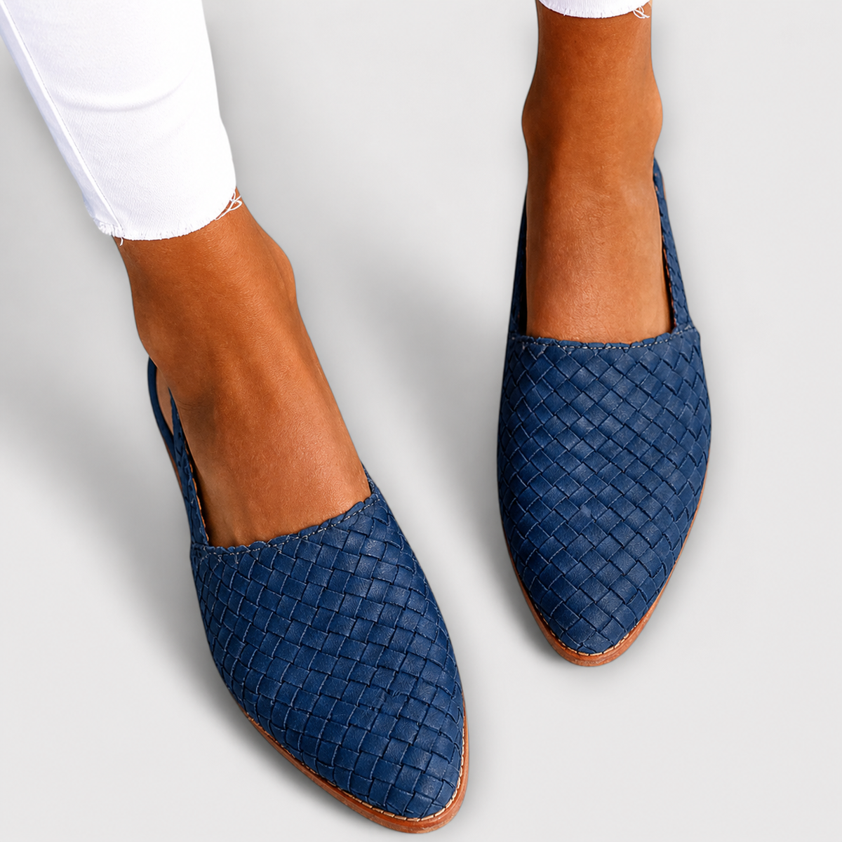 Yasmin-Carminho | Mocasín de Tejido Trenzado