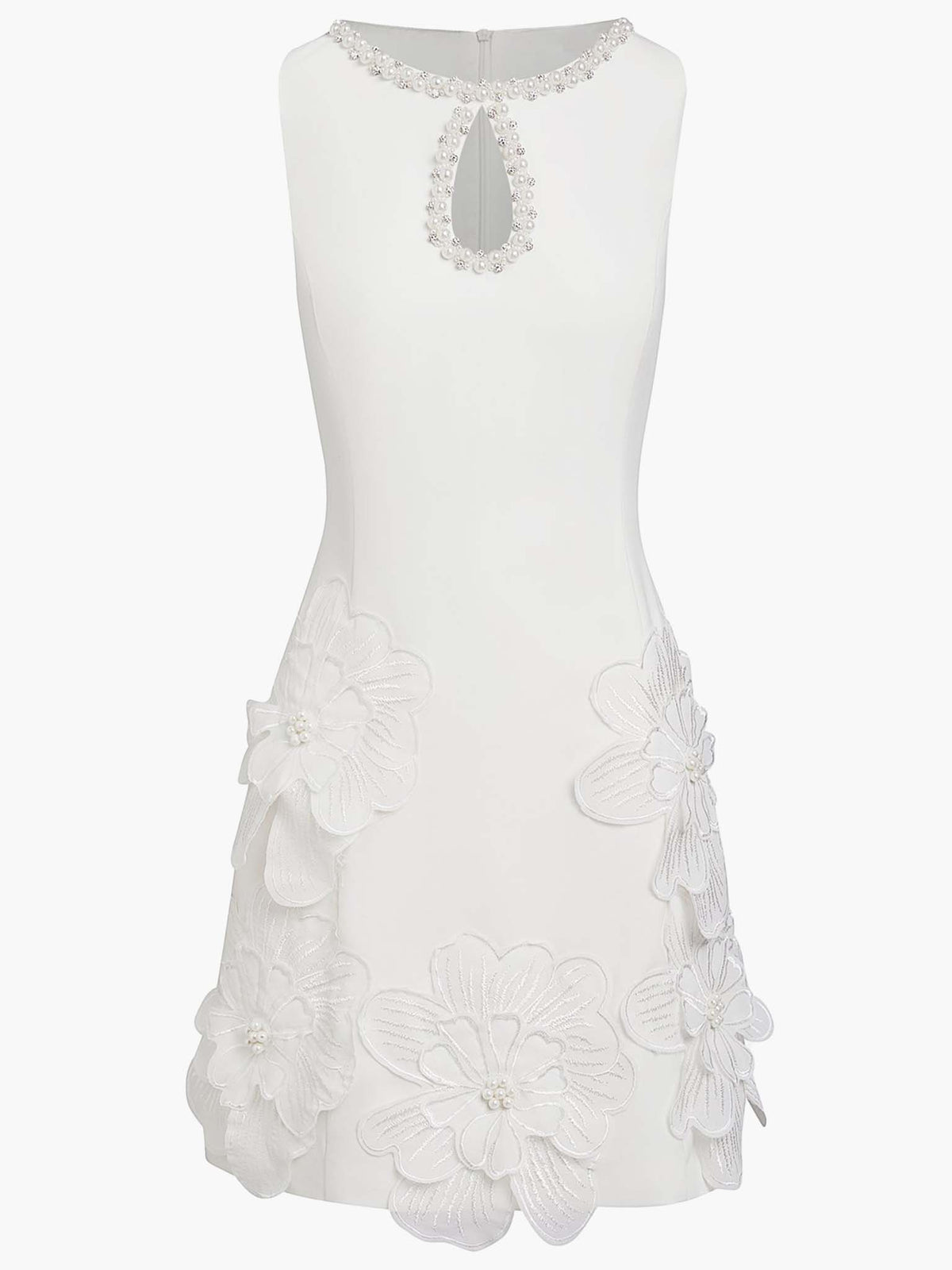 Adalia | Vestido Mini Elegante Sin Mangas con Recorte