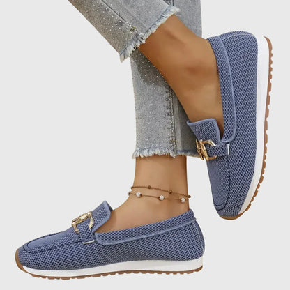 Letícia-Carlota | Mocasín Deportivo con Hebilla Dorada